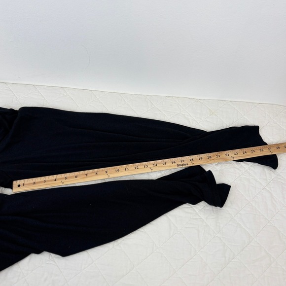 Vince Black Wide Leg Pants Women's M Elastic Waist Rayon Blend Minimalist - Picture 5 of 16